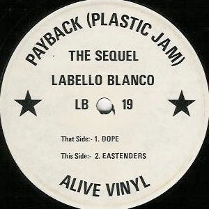 Image of Front Cover of 12" - VG/G+ - PAYBACK, The Sequel (Labello Blanco; LB 19, UK 1992, Die Cut Company Sleeve), ,  - 3946040S