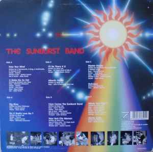 Image of Back Cover of 1544355S: 3xLP - SUNBURST BAND / JOEY NEGRO, Here Comes The Sunburst Band (Z Record; ZEDDLP001, UK 1998, Picture sleeve) Wear to edges of sleeve.   VG/EX