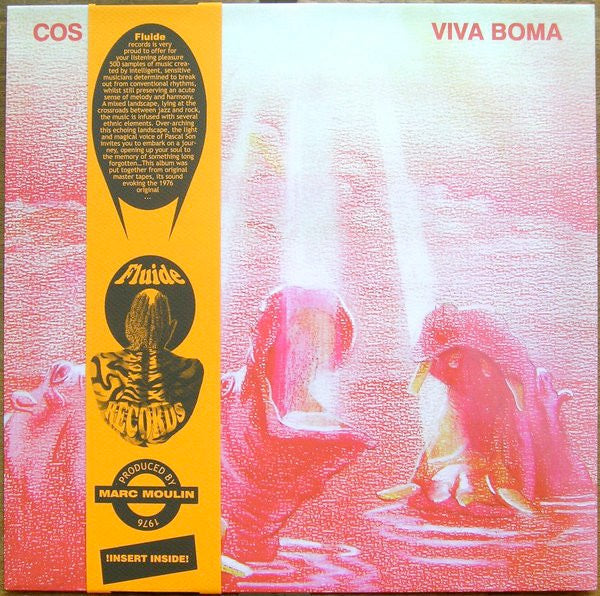 Image of Front Cover of 4844430S: LP - COS, Viva Boma  (Fluide Records  ; FLU-001, Belgium 2010 Reissue, Textured Sleeve, Insert, Limited Edition of 500, No Obi) Missing Obi  VG+/VG+