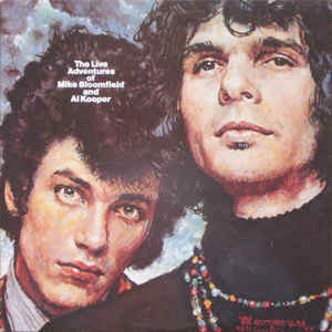 Image of Front Cover of 4945085S: 2xLP - MIKE BLOOMFIELD AND AL KOOPER, The Live Adventures Of Mike Bloomfield And Al Kooper (Edsel Records; DED 261, UK 1988 Reissue, Gatefold)   VG/VG+
