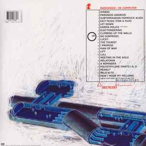 Image of Back Cover of 3xLP - VG+/VG+ - RADIOHEAD, OK Computer OKNOTOK 1997 - 2017 (XL; XLLP868X, UK 2017 Reissue, Gatefold, 3 Inners, Limited 180 Gram Blue Opaque Vinyl), ,  - 0816028C