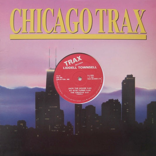 Image of Front Cover of 12" - VG/VG - LIDDELL TOWNSELL, Jack The House (Trax Records; TX170, US 1988, Company Sleeve), light marks only. original company sleeve - import sticker front,  - 2346102S