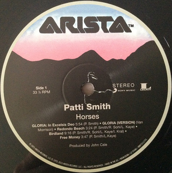 Image of Label Cover of LP - EX/EX - PATTI SMITH, Horses (Legacy; 88875111731, Europe 2015 Reissue, 180 Gram Vinyl), Still In Opened Shrinkwrap,  - 2826097E
