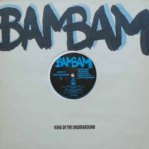 Image of Front Cover of LP - VG+/VG+ - BAM BAM, King Of The Underground (Desire Records; LUVLP 7, UK 1990), Superficial marks only,  - 2346074S
