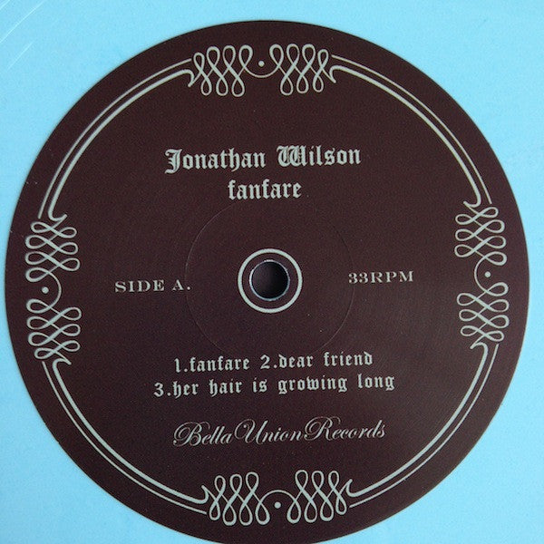 Image of Label Cover of 2xLP - VG+/VG+ - JONATHAN WILSON, Fanfare (Bella Union; 5051083074186, UK 2013, Gatefold, 2 Inners, Blue Vinyl, With CD), ,  - 3446178S
