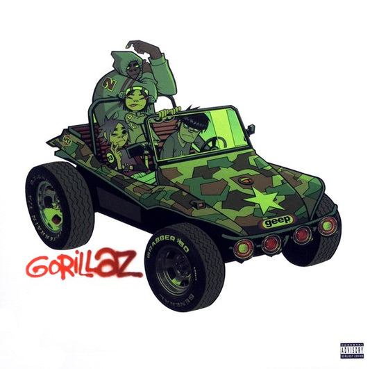 Image of Front Cover of 5234079E: 2xLP - GORILLAZ, Gorillaz (Parlophone; 7243 5 31138 1 0, Europe 2015 Reissue, Gatefold, 2 Inners, Parlophone Rim Text, Made In The Neatherlands Sleeve.)   NEW/NEW