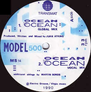 Image of Front Cover of 12" - /VG - MODEL 500, Ocean To Ocean / Infoworld / Wanderer (Transmat; MS 14, US 1990, Plain Sleeve), light marks only,  - 3546050S