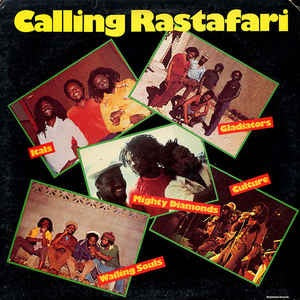 Image of Front Cover of LP - G+/G+ - VARIOUS ARTISTS, Calling Rastafari (Nighthawk Records; NH-304, US 1982), ,  - 3746494S