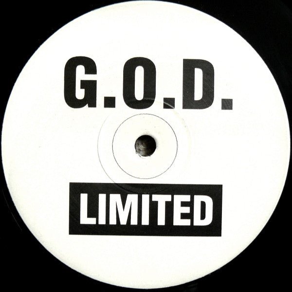 Image of Back Cover of 12" - /VG - G.O.D. (GRANT NELSON, SI FIRMIN), Limited (G.O.D.; CHILLY 001, UK 1994, Plain Sleeve), Light marks and hairlines, biro on label., A	Inside Your Mind	B1	To The Beat	B2	Morgans Vibe - 3516628C
