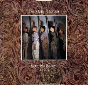 Image of Back Cover of 12" - VG/VG - FICTION FACTORY, (Feels Like) Heaven (CBS  Misprinted Timing; TA 3996, UK 1984, Hype Stickered Sleeve), ,  - 2616415C
