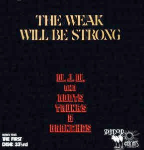 Image of Front Cover of LP - VG/VG+ - W.J.W. AND ROOTS TRUNKS & BRANCHES, The Weak Will Be Strong (Splendour Heights; WJWX 1945, UK 1978, Laminated Front Sleeve), ,  - 2316424C