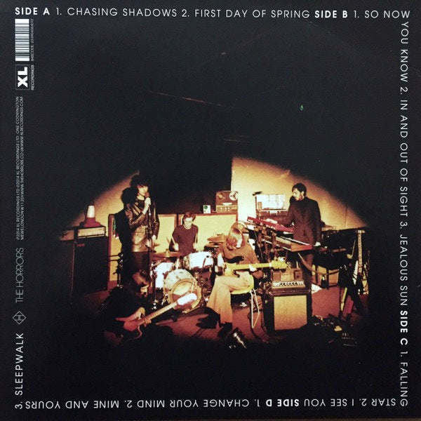 Image of Back Cover of 2xLP - VG/VG+ - THE HORRORS, Luminous (XL; XLLP640, UK 2014, Insert, Standard Edition.), ,  - 1426325E