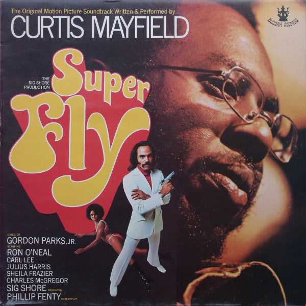 Image of Front Cover of LP - G+/G+ - CURTIS MAYFIELD, Superfly - Original Motion Picture Soundtrack (Buddah; 2318 065, UK 1972, Multiple Publishers), Light scratches & hairlines, edge & ring wear,  - 4146153S