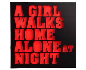 Image of Front Cover of 4914548C: 2xLP - VARIOUS, A Girl Walks Home Alone At Night (Death Waltz Recording Company; DW40LP, UK 2015, Die-Cut Sleeve, 2 Inners, Black Vinyl) Cosmetic mark at the start of side C.  VG+/VG