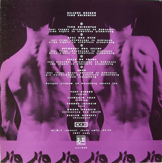 Image of Back Cover of LP - VG/VG - MODERN ENGLISH, Gathering Dust (4AD; BAD306, UK 1983), Edge wear,  - 2616272C