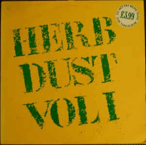 Image of Front Cover of LP - VG/G+ - VARIOUS, Herb Dust Vol 1 (Kingdom; KVC 6001, UK 1983), Light Marks only.,  - 2316296C