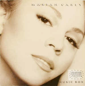 Image of Front Cover of 3714355C: LP - MARIAH CAREY, Music Box (Columbia; 474270 1, Europe 1993, Inner) Stickered sleeve  VG/VG