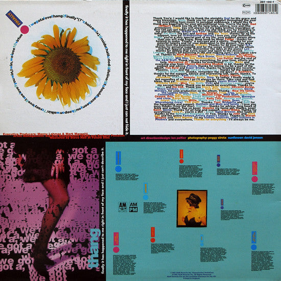 Image of Back Cover of 2xLP - VG/VG - CE CE PENISTON, Finally (A&M Records; 397 182-1, UK 1992, Picture Sleeve, LP + 12" Promo, Limited Edition, Numbered.), No.7402,  - 4426036E