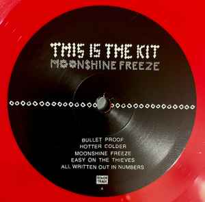 Image of Label Cover of LP - VG+/VG - THIS IS THE KIT, Moonshine Freeze (Rough Trade; RTRADLP870, UK 2017, Inner, Red Vinyl), Light marks,  - 4246346S