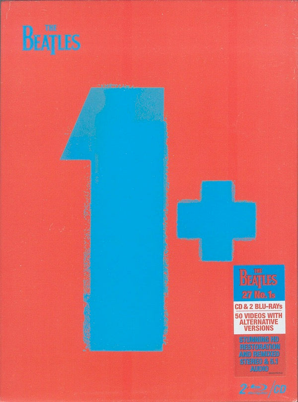 Image of Front Cover of 3xDVD - VG+/VG+ - THE BEATLES, 1+ (Apple; 0602547567819, US 2015 Reissue, Book Sleeve,  , 2 Blu-Ray, CD. Deluxe Limited Edition), ,  - 0816067C