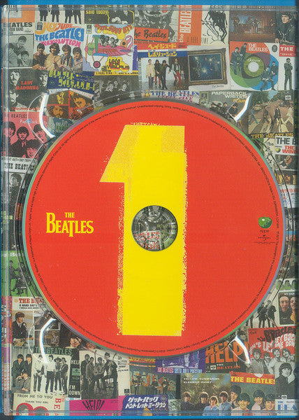 Image of Label Cover of 3xDVD - VG+/VG+ - THE BEATLES, 1+ (Apple; 0602547567819, US 2015 Reissue, Book Sleeve,  , 2 Blu-Ray, CD. Deluxe Limited Edition), ,  - 0816067C