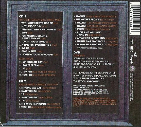 Image of Back Cover of 3xCD - VG+/EX - JETHRO TULL, Benefit (A Collector's Edition) (New 5.1 & Stereo Mixes With Associated Recordings 1969-1970)  (Chrysalis; R2 537449, US 2013, Booklet, With DVD), ,  - 3956229S