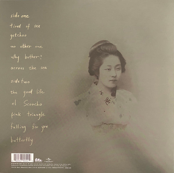 Image of Back Cover of LP - VG/VG+ - WEEZER, Pinkerton (Geffen; 00602547945419, Europe 2016 Reissue, Inner, 180 Gram Vinyl), Light cover wear,  - 3146277S