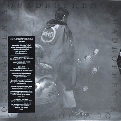 Image of Front Cover of 5xCD - VG+/VG - THE WHO, Quadrophenia - Director's Cut (Polydor; 2777840, Europe 2011 Reissue, Box Set, Book, Poster, 4 CDs, DVD and 7"), Very light marks on some of the discs,  - 3946399S