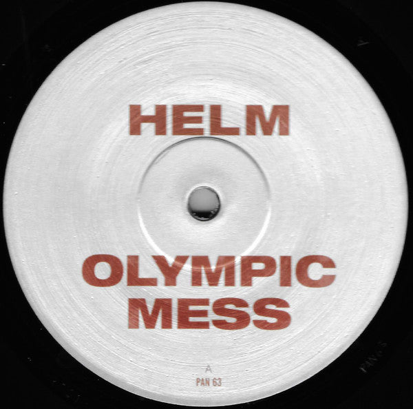 Image of Label Cover of 2xLP - VG/EX - HELM, Olympic Mess (Pan; PAN63LP, Germany 2015), Discs look untouched. Sleeve has split across top spine from storage,  - 3226382E