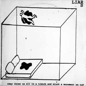 Image of Front Cover of 3914580C: LP - LIARS, They Threw Us All In A Trench And Stuck A Monument On Top (Blast First / Mute; BFFP172, UK 2002, Insert)   VG+/VG+