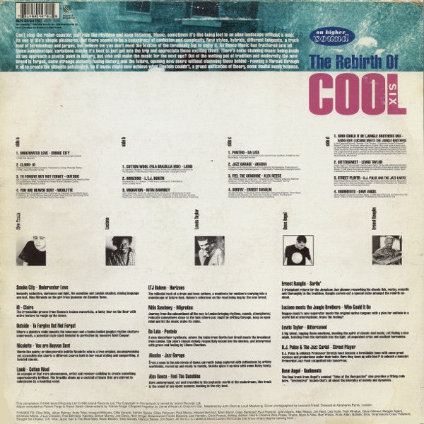 Image of Back Cover of 2xLP - VG+/VG - VARIOUS, The Rebirth Of Cool Six (4th & Broadway; BRLPD 620, UK 1996, Picture Sleeve), ,  - 3226306E