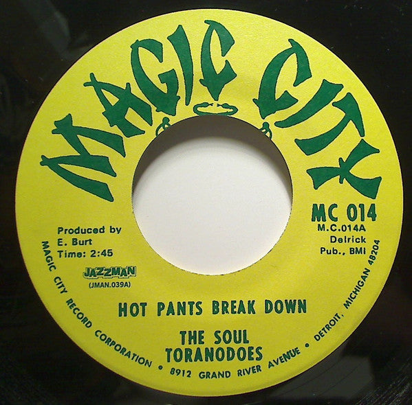 Image of Label Cover of 3x7" - VG/M - THE SOUL TORONADOS, The Complete Recordings (Jazzman; JMAN.039, UK 2005, Picture Sleeve), Sealed in shrink-wrap. Some light staining to sleeve under plastic, a creased and bumped corner, A - Hot Pants Break DownB - Boot's Groove	C - Go For Yourself	D - Funky ThangE - Crazy Legs	F - Bobby's Mood - 2516334C