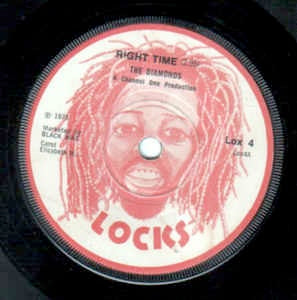 Image of Front Cover of 7" - /G+ - THE DIAMONDS, Right Time (Locks; Lox 4, UK 1975, Solid Centre), Marks on vinyl. WOL.,  - 3756074S