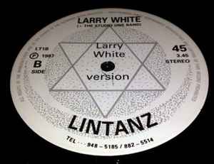 Image of Back Cover of 4641013S: 12" - LARRY WHITE & THE STUDIO ONE BAND, Capture Me / Capture Me (Version) (Lintanz; LT1, UK 1987, Plain Sleeve) Deadstock   looks unplayed. Very few surface marks from storage.  /VG+