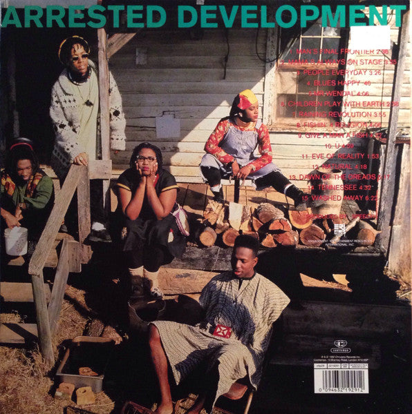 Image of Back Cover of LP - VG/G - ARRESTED DEVELOPMENT, 3 Years, 5 Months And 2 Days In The Life Of... (Cooltempo; CTLP28, Europe 1992, Inner), Quite a few light marks to disc.,  - 2316556C