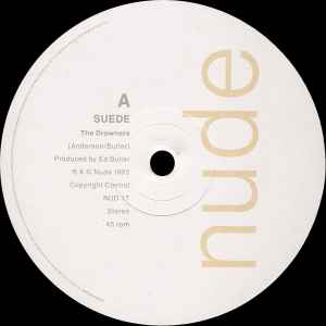 Image of Label Cover of 12" - VG/VG - SUEDE, The Drowners (Nude Records; NUD 1T, UK 1992, Picture Sleeve), ,  - 3026008E