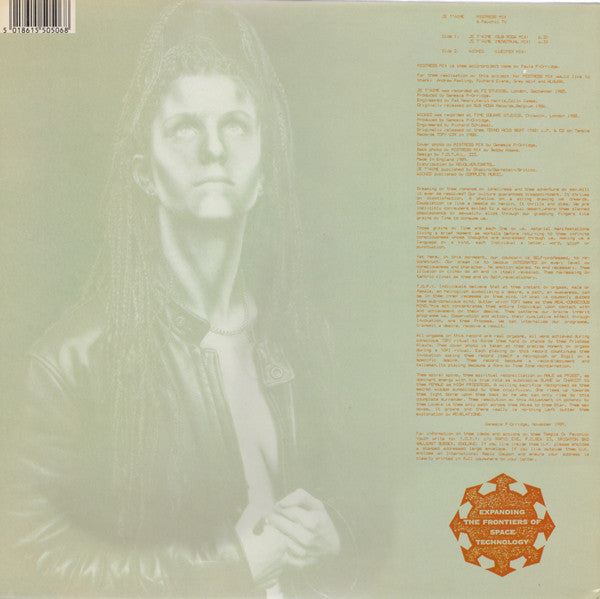 Image of Back Cover of 12" - VG+/EX - MISTRESS MIX & PSYCHIC TV, Je T'Aime (Temple; TOPY050, UK 1989, Picture Sleeve), ,  - 2226209E