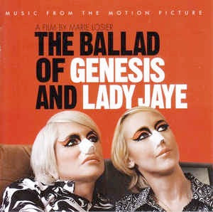 Image of Front Cover of 2xLP - EX/EX - VARIOUS, The Ballad Of Genesis And Lady Jaye: Music From The Motion Picture  (Sweet Nothing Records; SNLP055, UK 2016, Gatefold, Limited Edition Clear vinyl), ,  - 3826039E