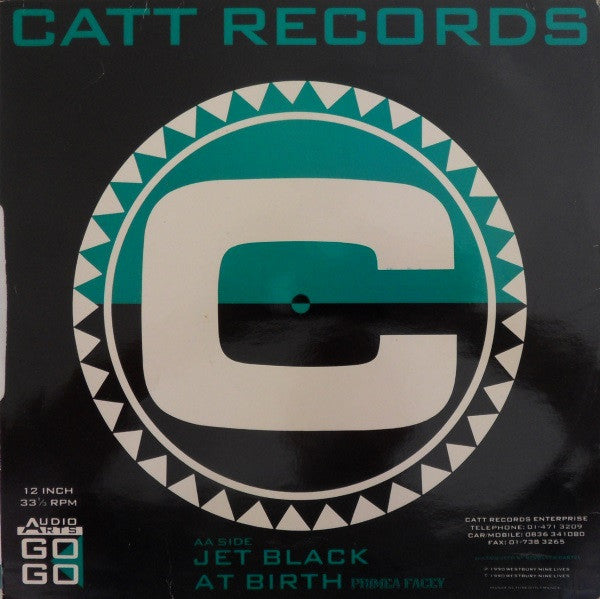 Image of Back Cover of 12" - VG/VG - CONFIDENTIAL / PRIMEA FACEY, Jam The Frequency / Jet Black At Birth (Catt Records ; CATT 013, UK 1990, Picture Sleeve), ,  - 4026071E