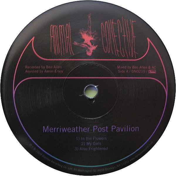 Image of Label Cover of 2xLP - VG+/VG+ - ANIMAL COLLECTIVE, Merriweather Post Pavilion (Domino; DNO 219, US 2009, Gatefold, 2 Inners, 180 Gram Vinyl), ,  - 3226336E