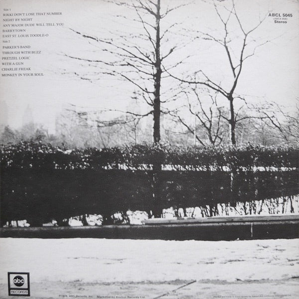 Image of Back Cover of LP - VG+/VG - STEELY DAN, Pretzel Logic (ABC Logo Orange Concentric Rings; ABCL 5045, UK 1974 Reissue, Gatefold), ,  - 3326214E