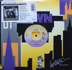 Image of Front Cover of LP - VG/G - HEAVY D. & THE BOYZ, Nuttin' But Love  (Uptown Records ; UPT 10998, US 1994, Stickered Company Sleeve), Sleeve still in shrink but record has lots of marks.,  - 3816318C