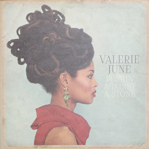 Image of Front Cover of LP - EX/EX - VALERIE JUNE, Pushin' Against A Stone (Sunday Best Recordings ; SBESTLP56, Europe 2013, Inner, 180 Gram Vinyl), Opened Instore, Still In Stickered Shrinkwrap,  - 4346315S