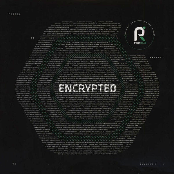 Image of Front Cover of 2x12" - VG/VG+ - VARIOUS, Encrypted (Program; PRGRAMLP001, UK 2015, Picture Sleeve, Black Inners, Green Vinyl, No CD.), ,  - 4026141E