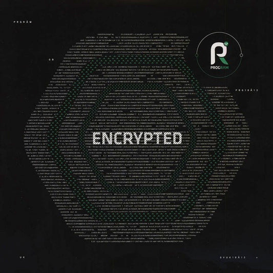 Image of Front Cover of 2x12" - VG/VG+ - VARIOUS, Encrypted (Program; PRGRAMLP001, UK 2015, Picture Sleeve, Black Inners, Green Vinyl, No CD.), ,  - 4026141E