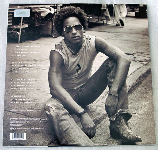 Image of Back Cover of 2xLP - VG/VG - LENNY  KRAVITZ, Greatest Hits (Simply Vinyl; SVLP295, Europe 2000, Stickered Plastic Sleeve, Company Insert), Two small splits on plastic sleeve.,  - 2516462C