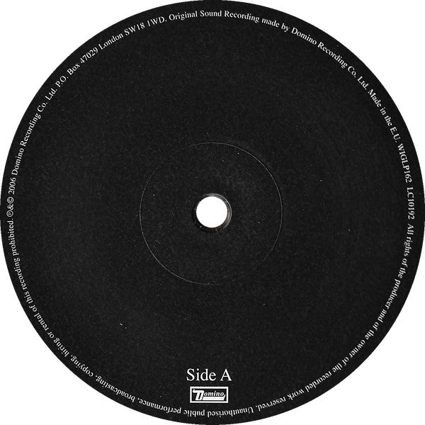 Image of Label Cover of LP - VG+/VG - ARCTIC MONKEYS, Whatever People Say I Am, That's What I'm Not (Domino; WIGLP162, Europe 2012 Reissue, Inner, Stamped A Side Cat No, and hand-etched BD 30672 Matrix. B Side Both Hand Etched), Light marks only,  - 3316238C
