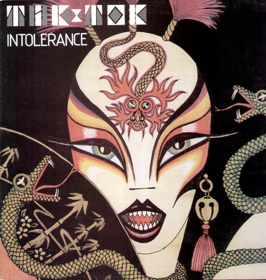 Image of Front Cover of 0115039C: LP - TIK & TOK, Intolerance (Survival; SURLP008, UK 1984, Gatefold, Inner) Light marks on disc, sleeve in good shape.  VG/G+