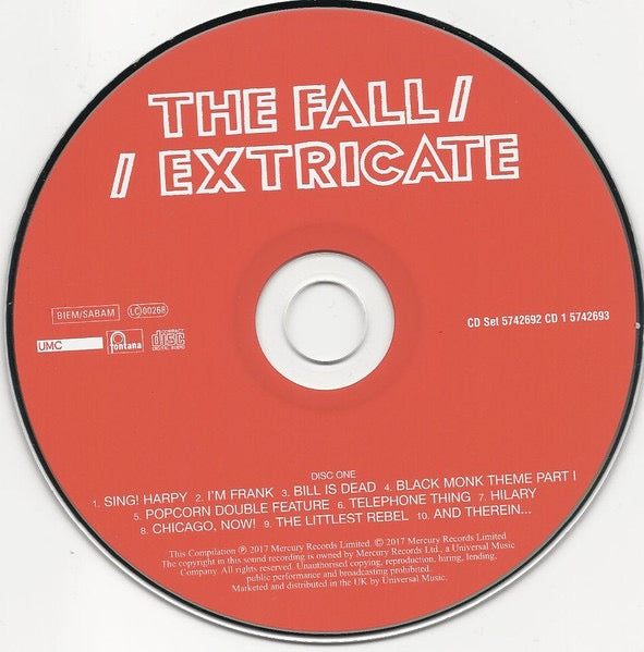 Image of Label Cover of 6xCD - VG+/VG+ - THE FALL, The Fontana Years (UMC; 5742692, UK 2017, Slipcase, Booklet), ,  - 3216215C