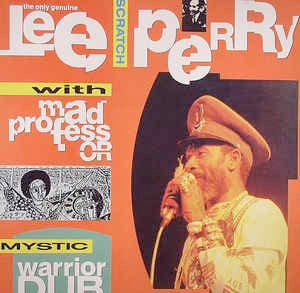 Image of Front Cover of 4624192E: LP - LEE SCRATCH PERRY WITH MAD PROFESSOR, Mystic Warrior In Dub (Ariwa; ARILP 055, UK 1989)   G+/VG